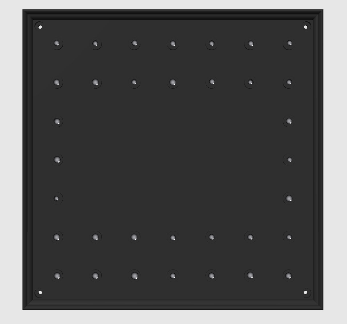 Wall-Mounted Golf Ball Marker Display – Holds up to 49 Markers | Golf Memorabilia Organizer