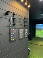 Wall-Mounted Golf Ball Marker Display – Holds up to 49 Markers | Golf Memorabilia Organizer