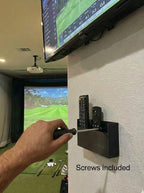 Wall-Mounted Remote Control Storage Caddy – Holds 3, 4, or 5 Remotes | Space-Saving Organizer for Simulators & Cabins