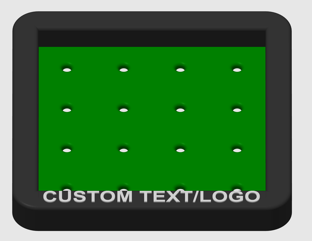 Pyramid Golf Ball Tray – Holds 30 or 55 Balls | Customizable Golf Simulator Accessory
