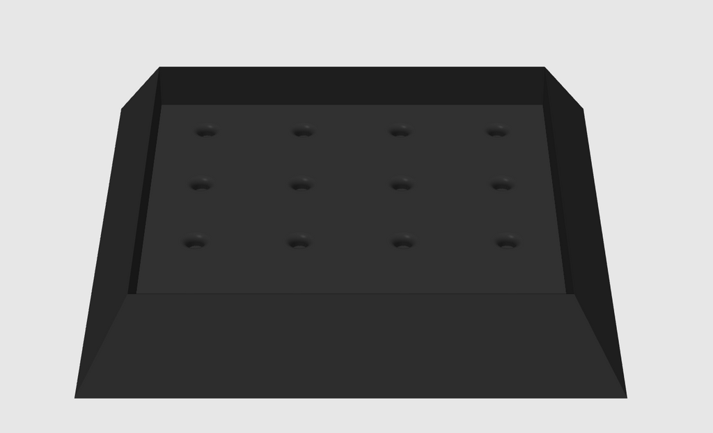 Pyramid Golf Ball Tray – Holds 30 or 55 Balls | Customizable Golf Simulator Accessory