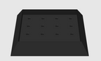 Pyramid Golf Ball Tray – Holds 30 or 55 Balls | Customizable Golf Simulator Accessory