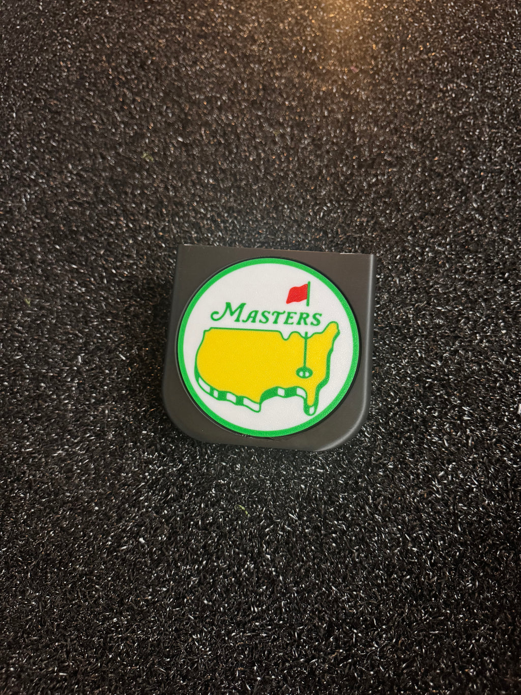 Floating 1-Pint Golf Shelf with Customizable Coaster | Personalized Golf Décor & Gift